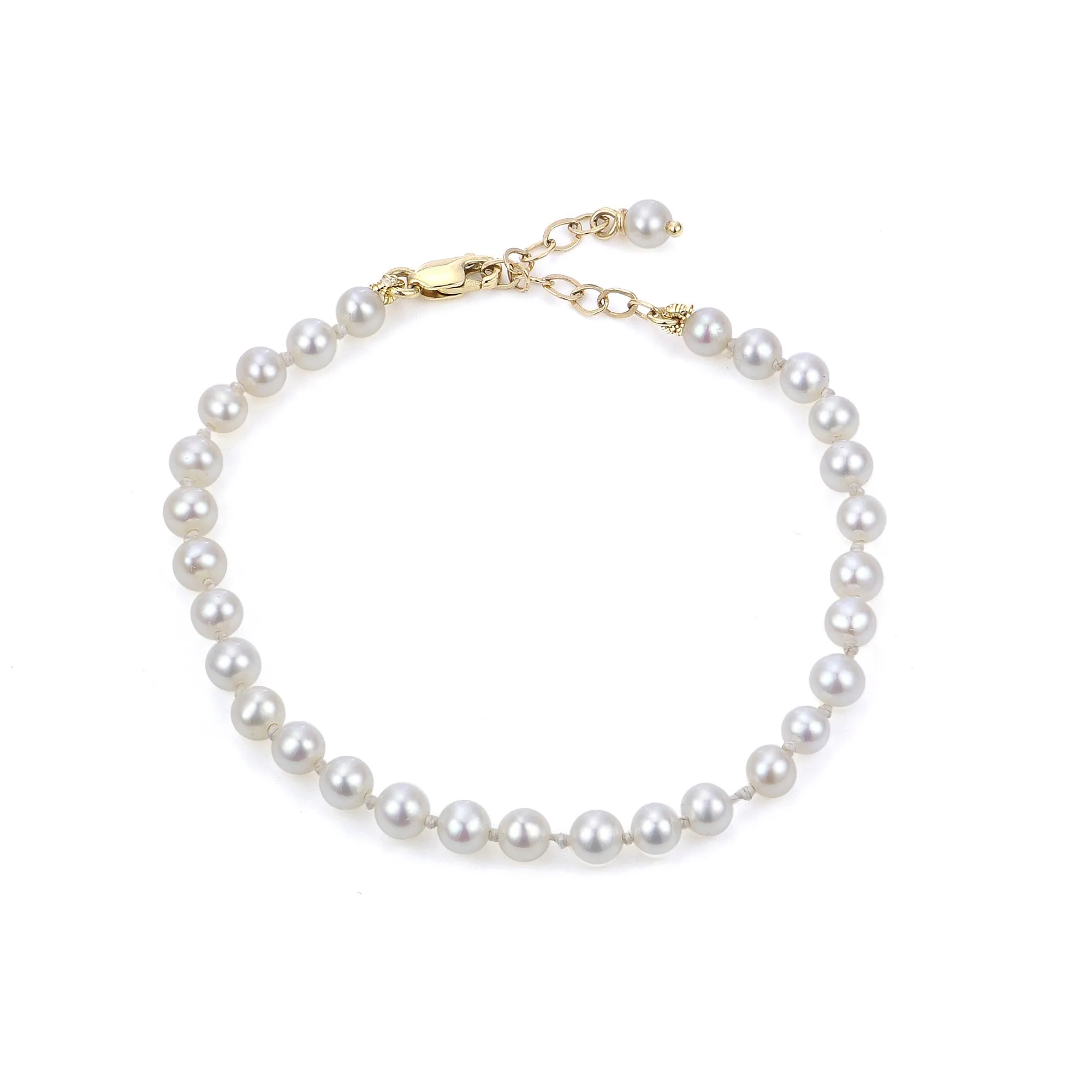 14K Children's Freshwater Pearl Bracelet