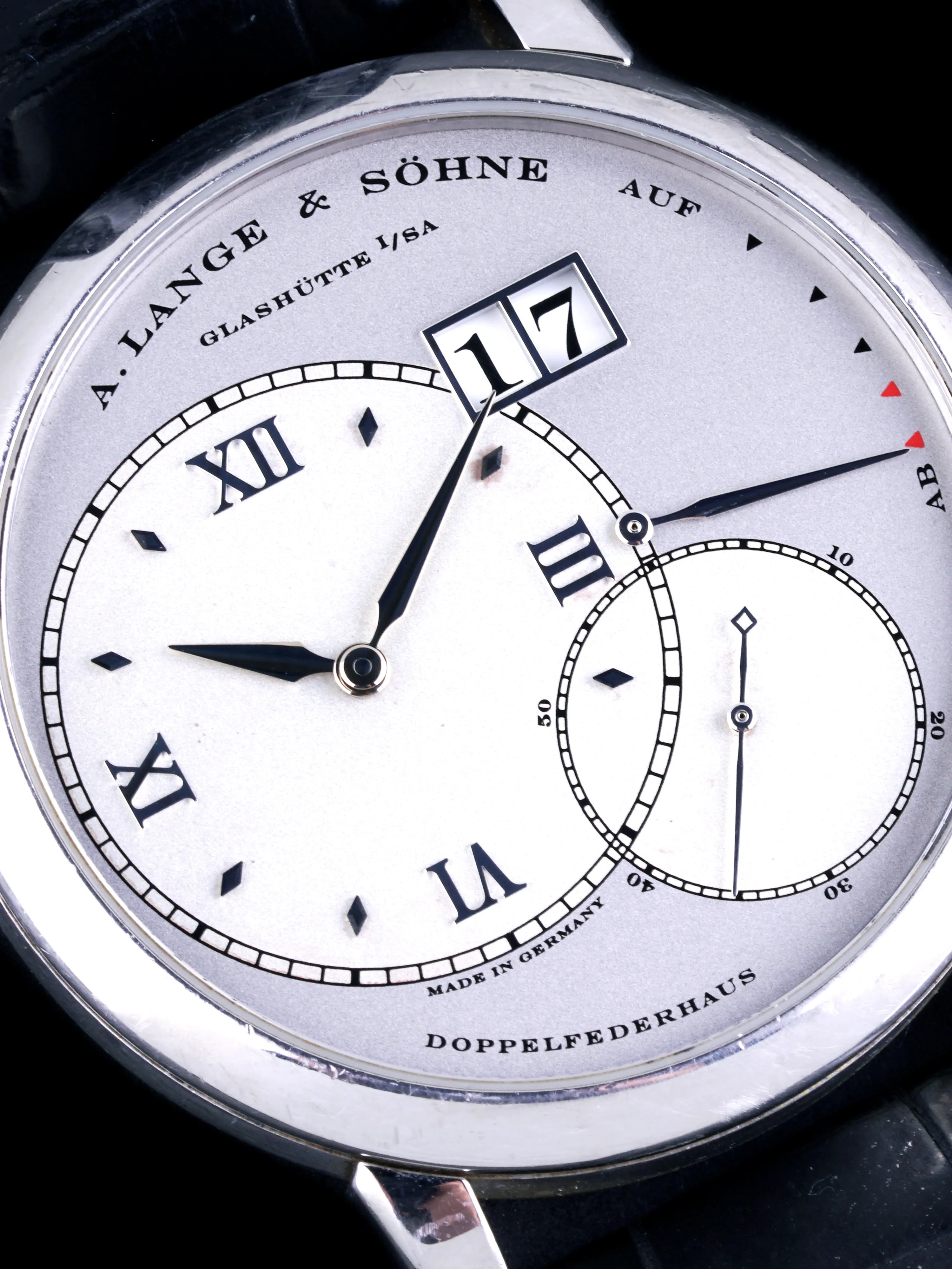 2003 A. Lange & Söhne Lange 1 (Ref. 115.026) Platinum W/ Box & Booklets