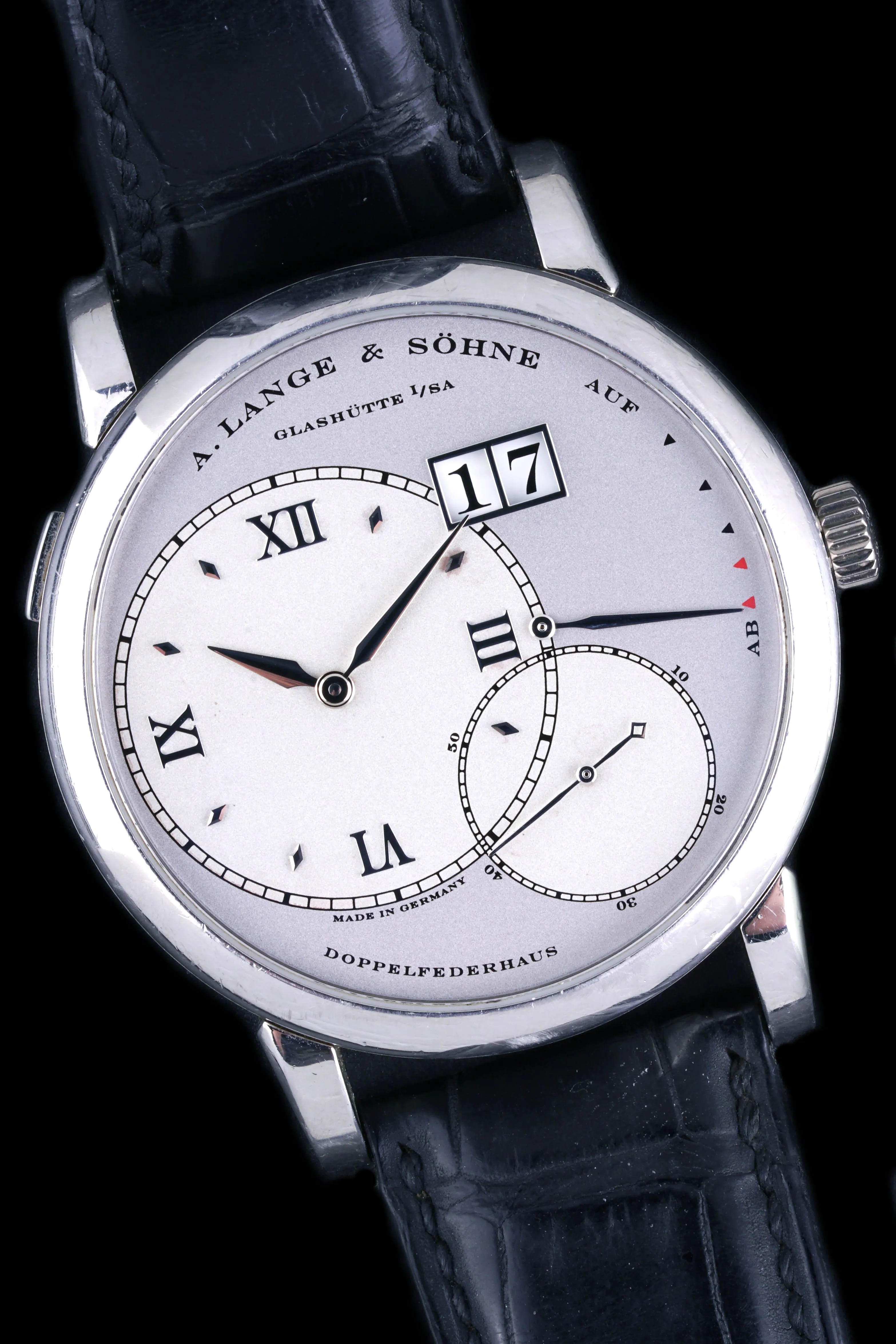 2003 A. Lange & Söhne Lange 1 (Ref. 115.026) Platinum W/ Box & Booklets