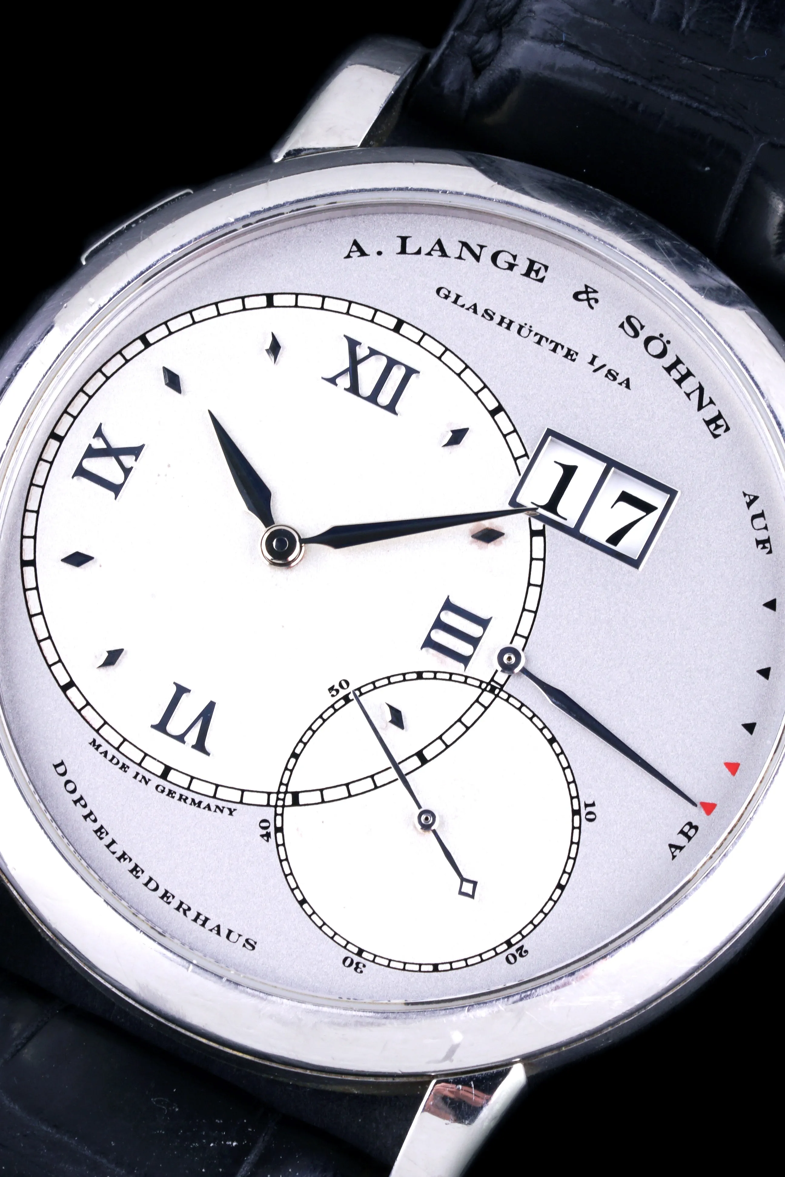 2003 A. Lange & Söhne Lange 1 (Ref. 115.026) Platinum W/ Box & Booklets