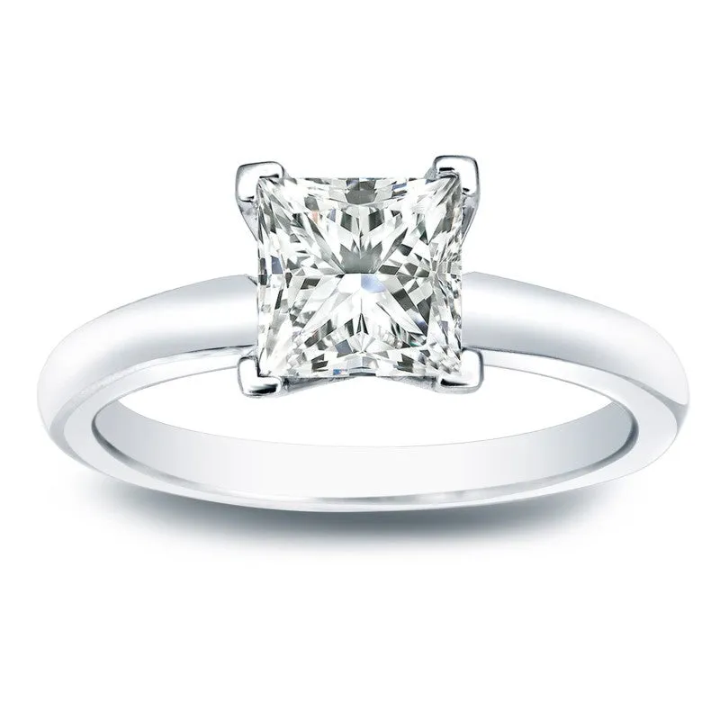 3/4ct Certified Diamond Solitaire Engagement Ring