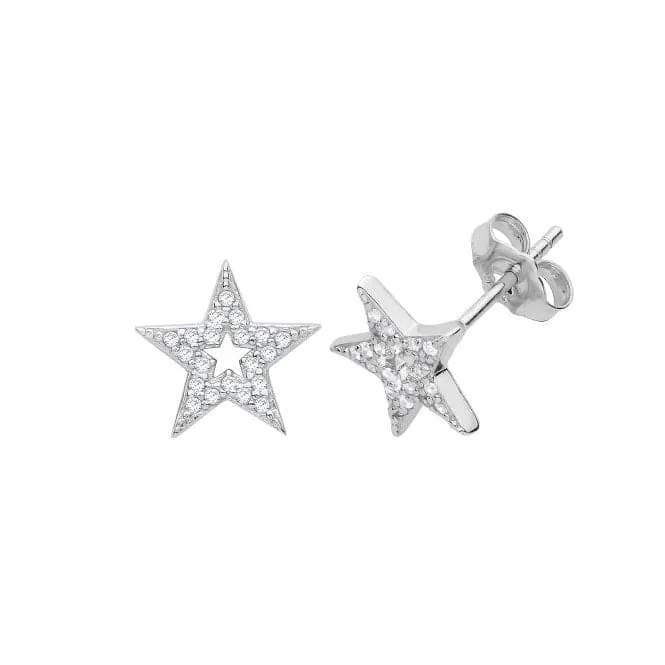 Acotis Silver Stud Earrings Zirconia G51218