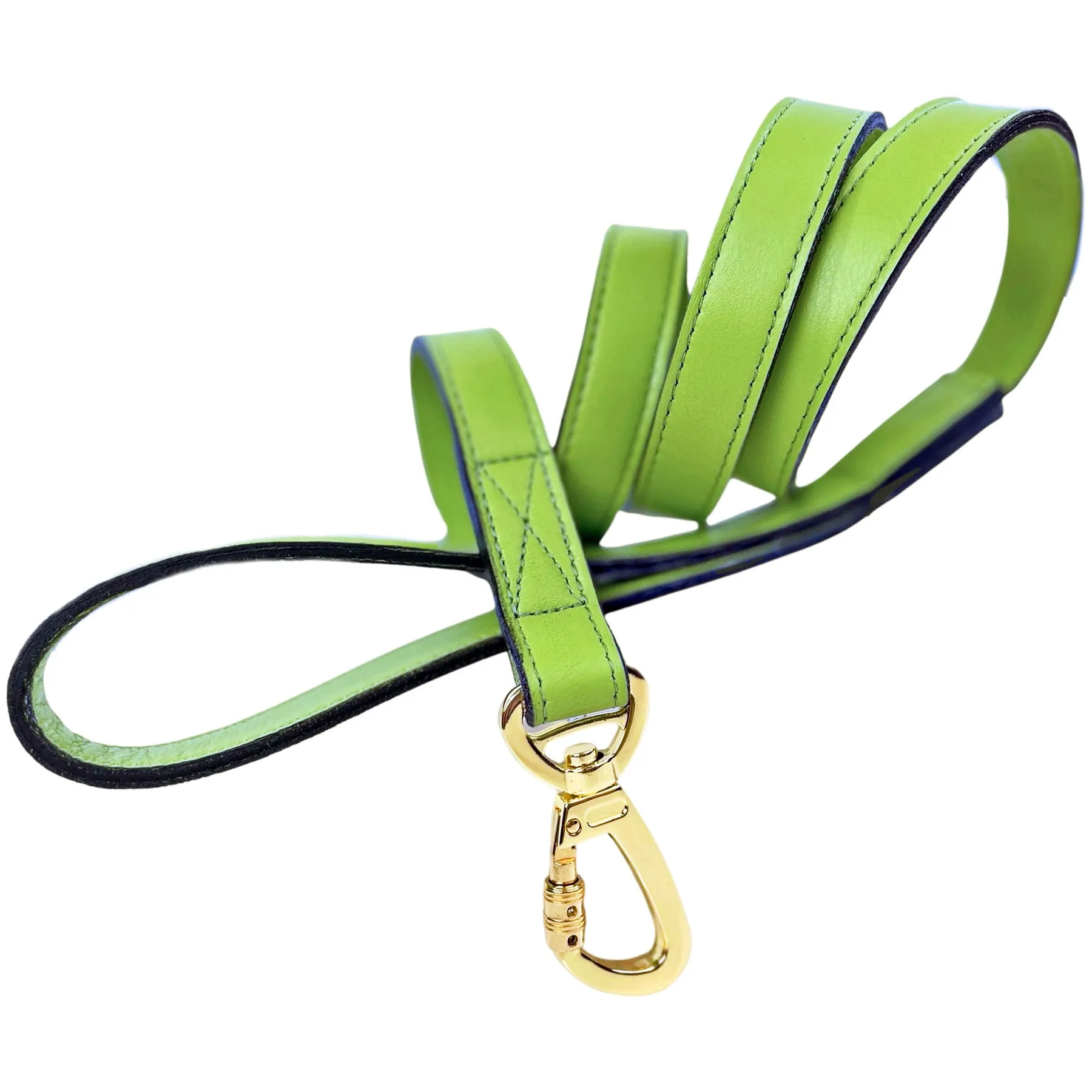 After Eight Dog Leash in Lime Green