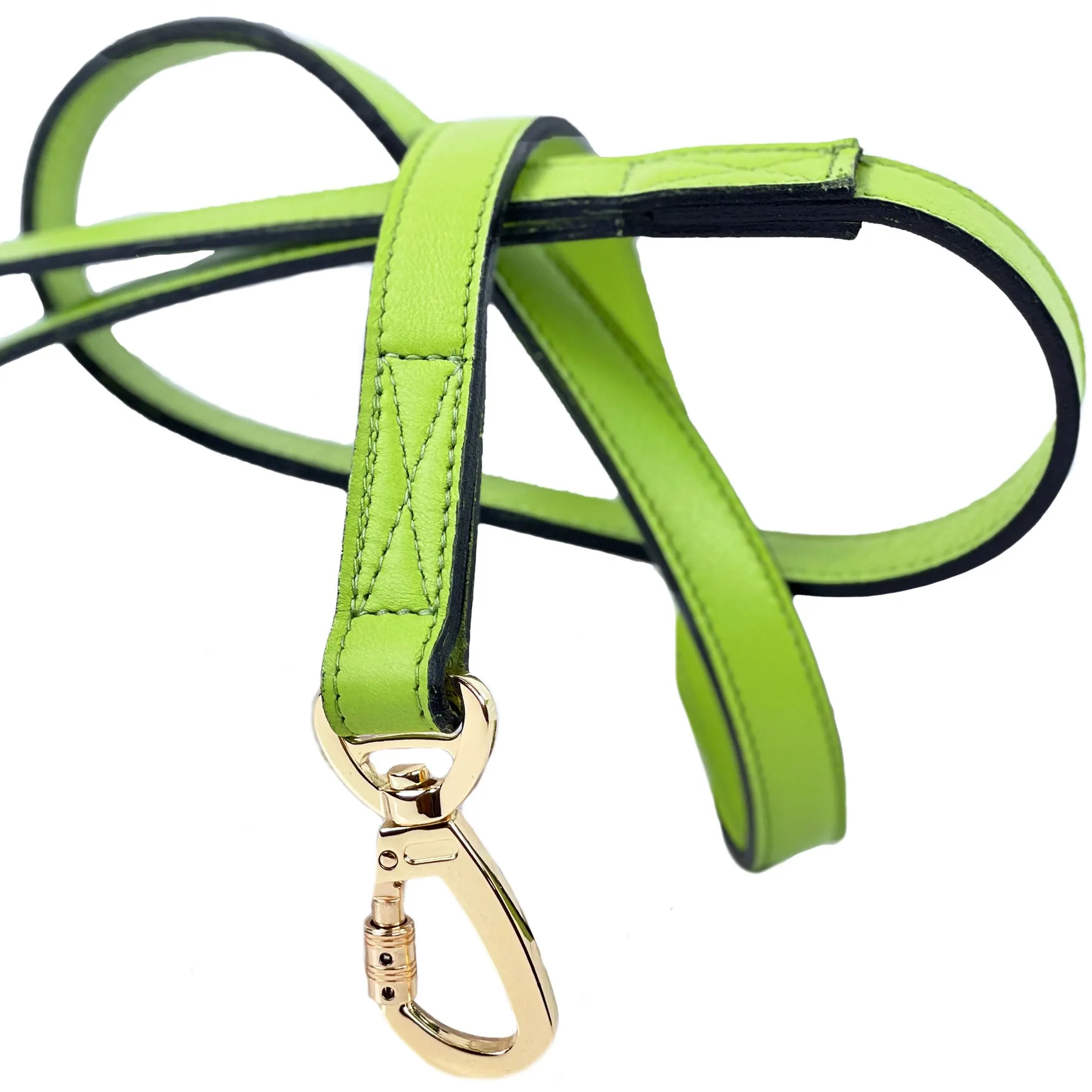 After Eight Dog Leash in Lime Green