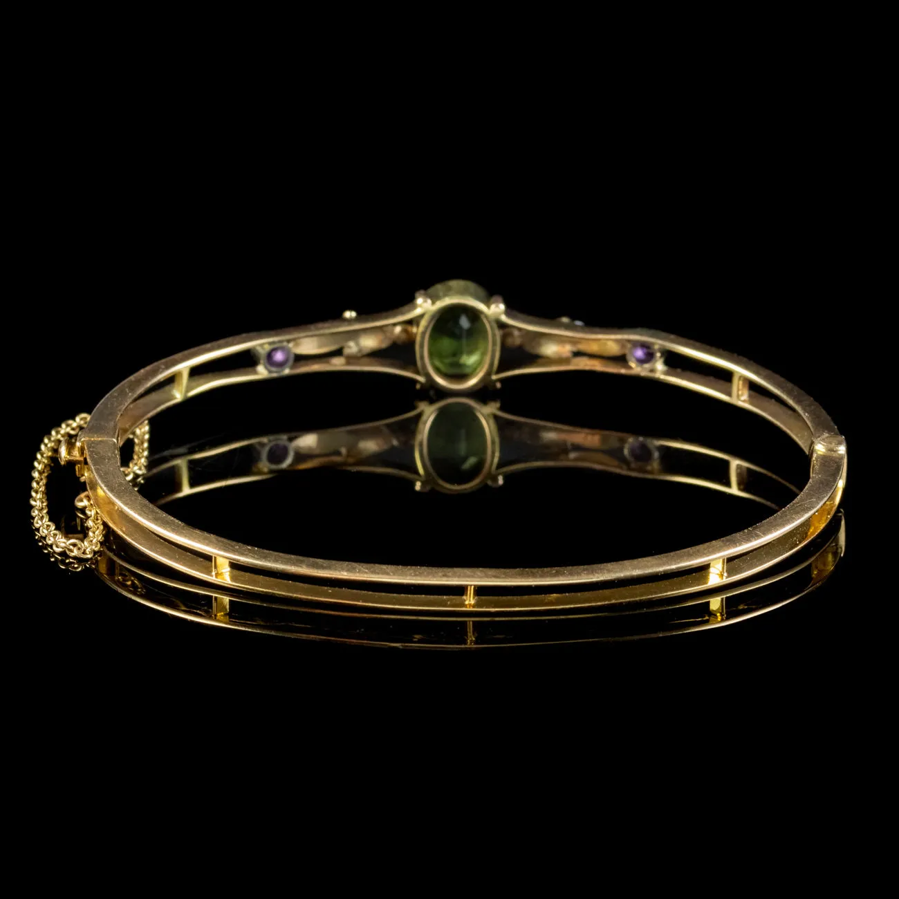 Antique Edwardian Suffragette Bangle 15ct Gold