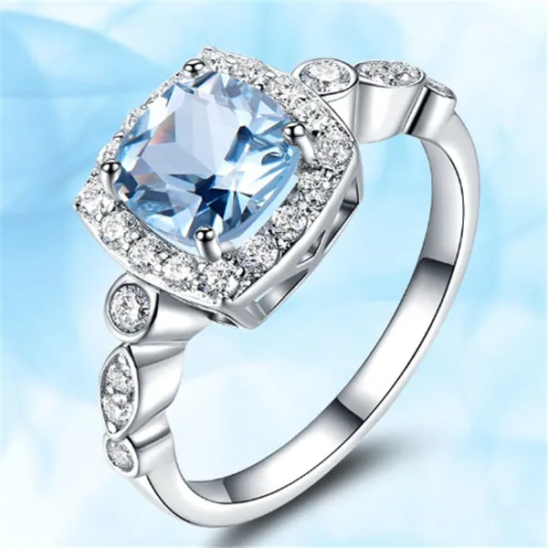 Aquamarine ring