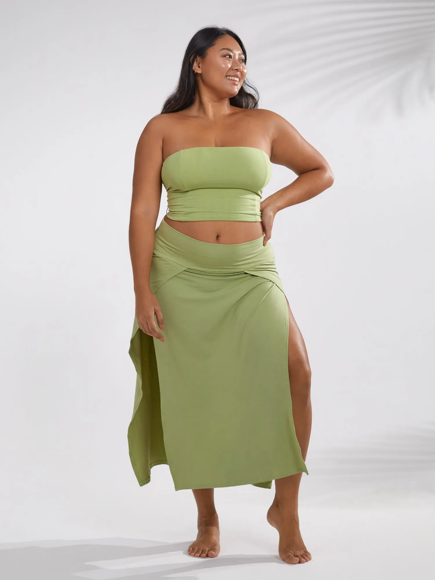 Aria Top - Lime Peridot