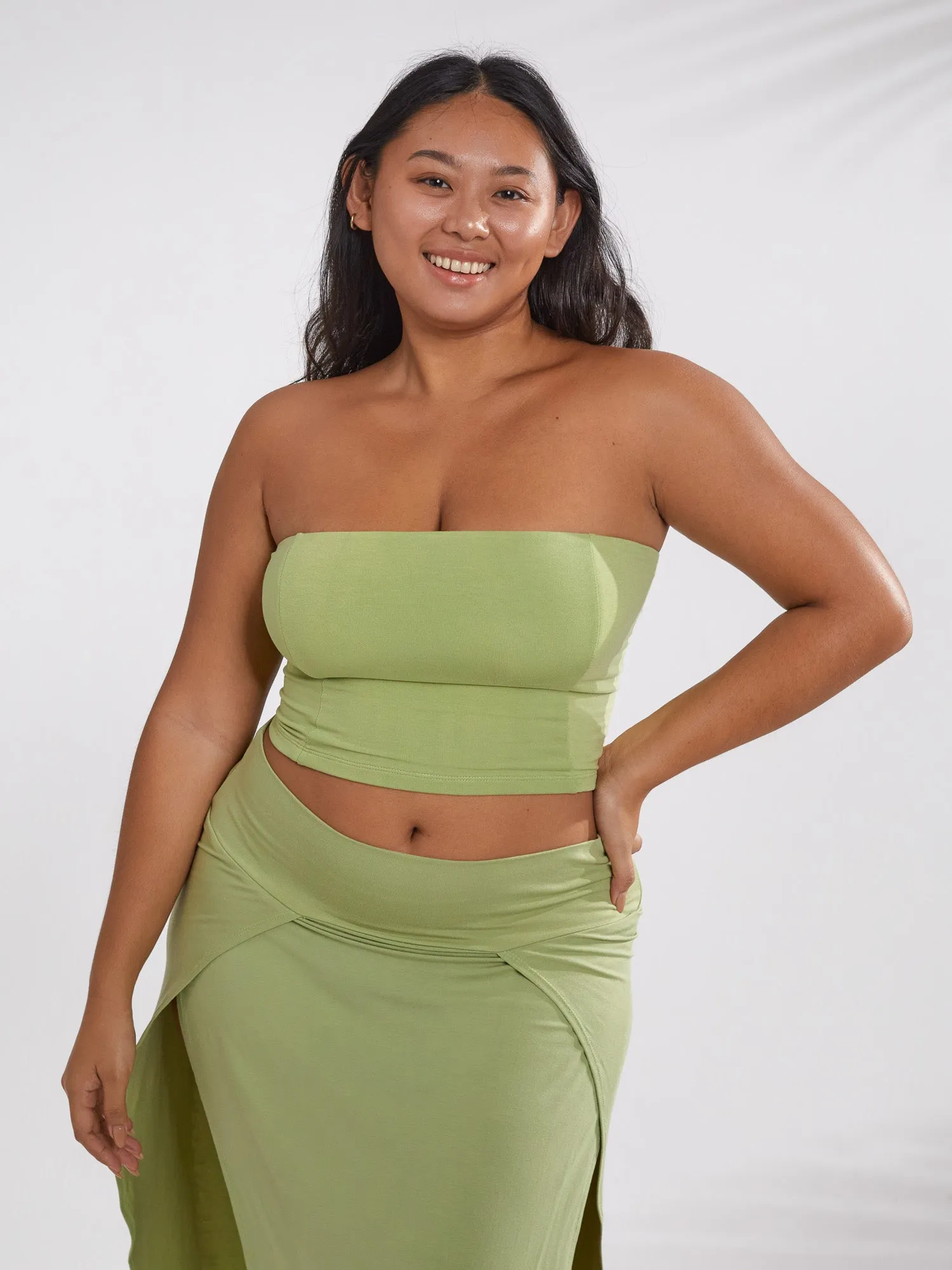 Aria Top - Lime Peridot