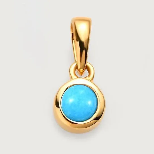 Birthstone Pendant with Chain