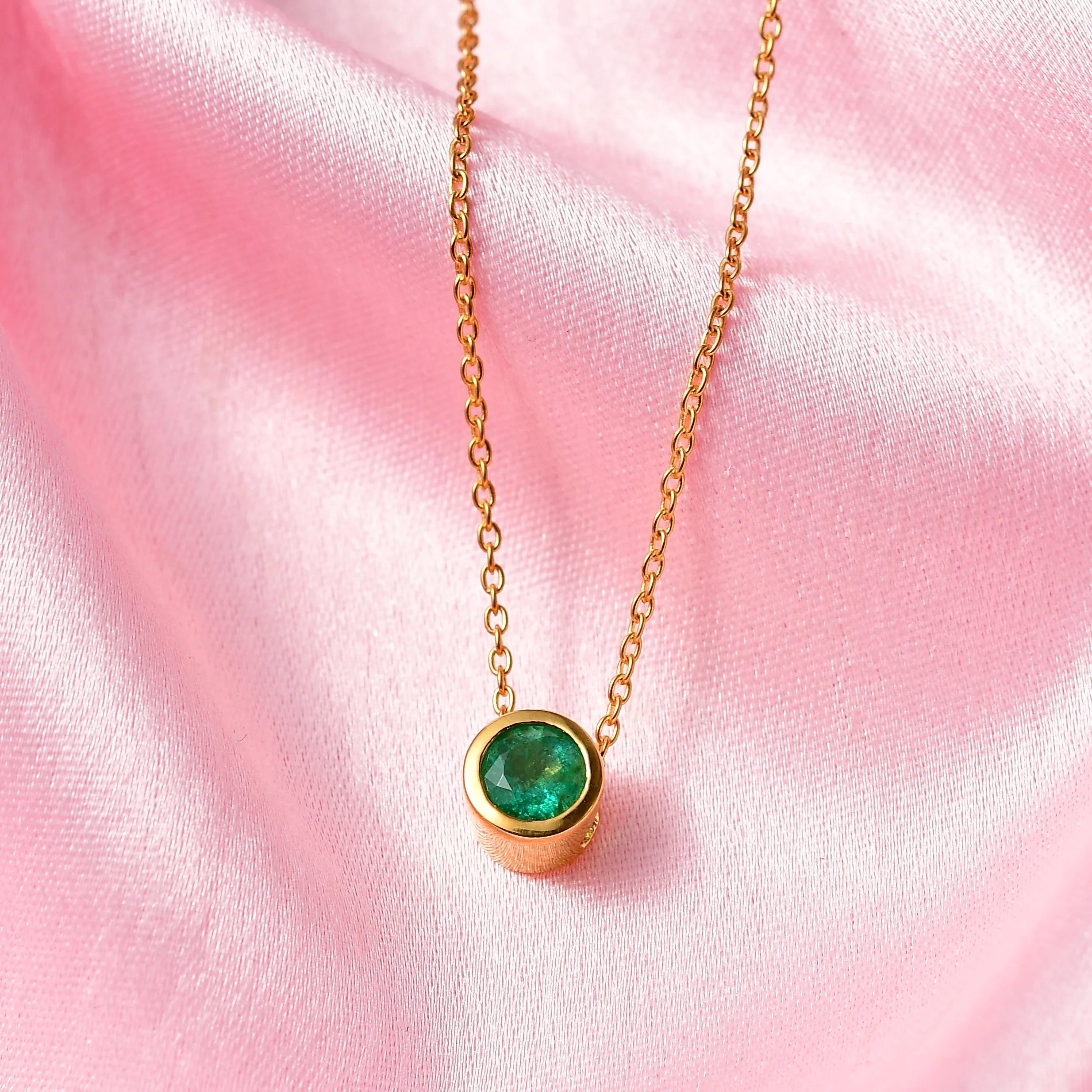 Birthstone Pendant with Chain