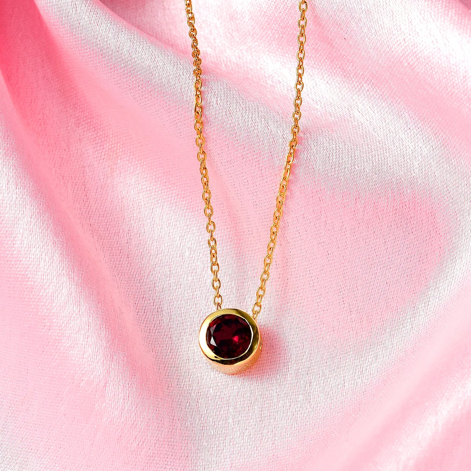 Birthstone Pendant with Chain