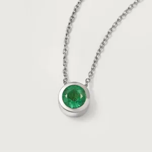 Birthstone Pendant with Chain