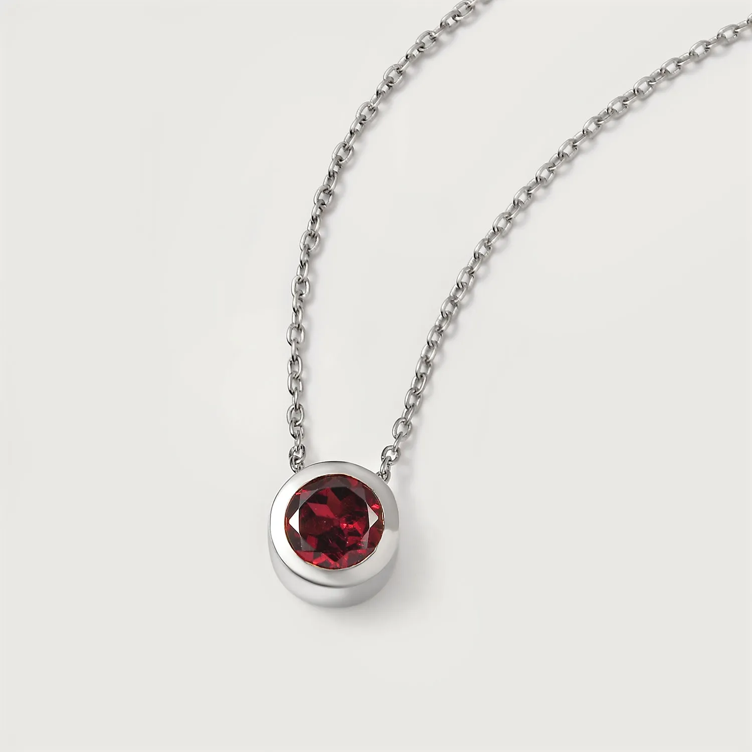 Birthstone Pendant with Chain