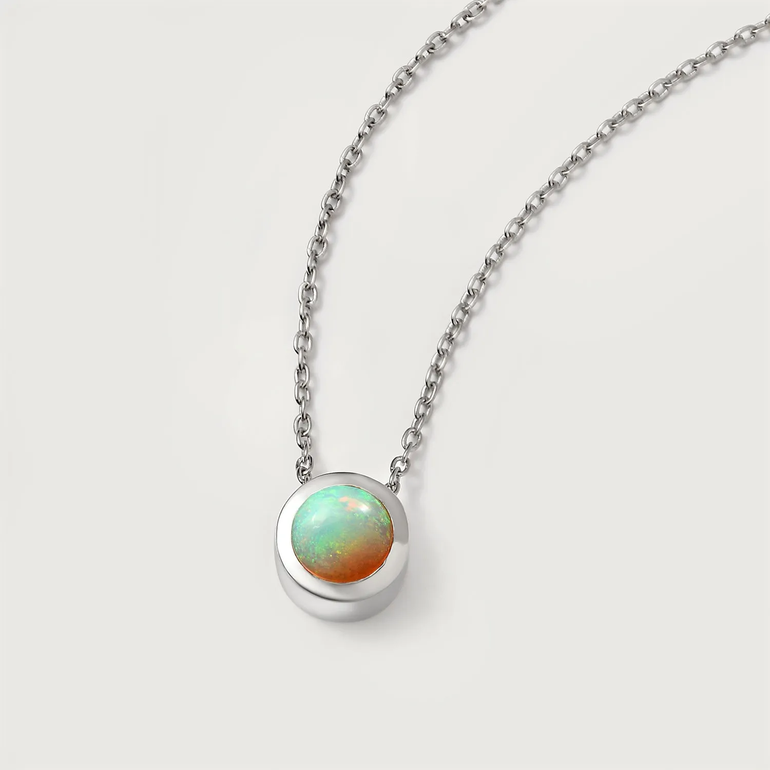 Birthstone Pendant with Chain