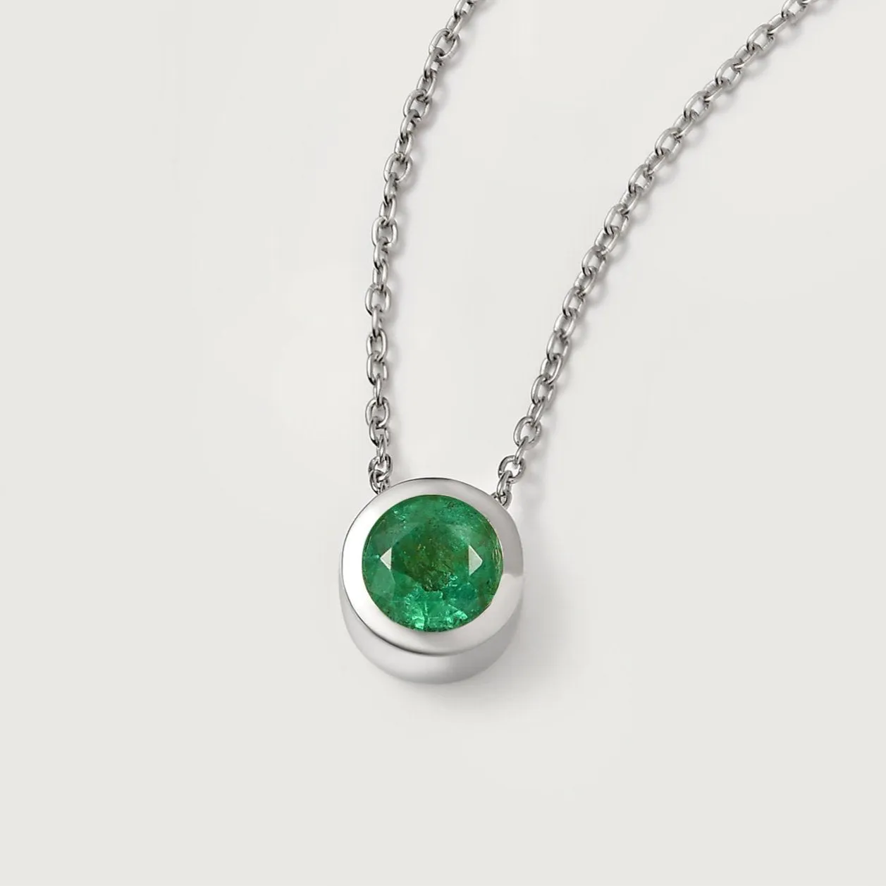 Birthstone Pendant with Chain