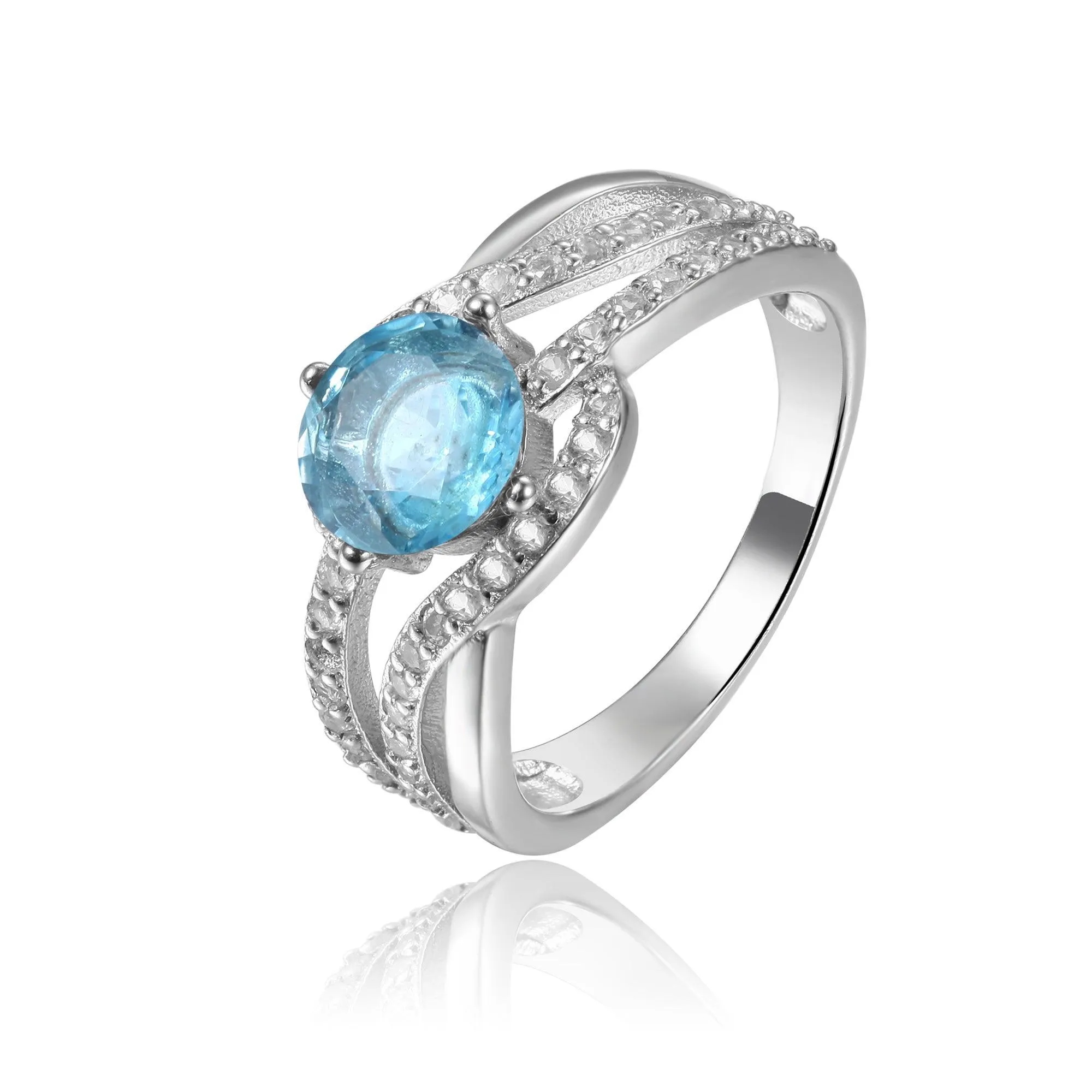 Blue Topaz Fashion Ring