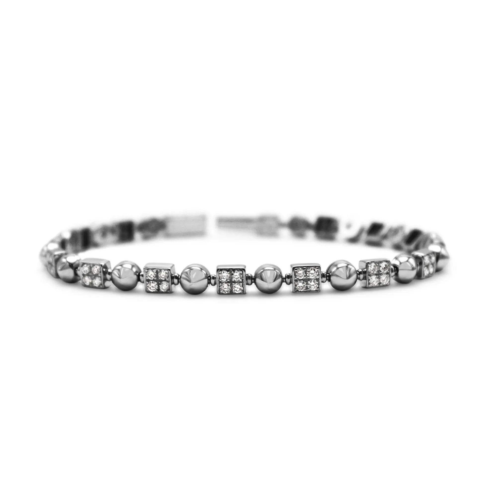 Bvlgari Lucea Diamond Bracelet - 18ct White Gold