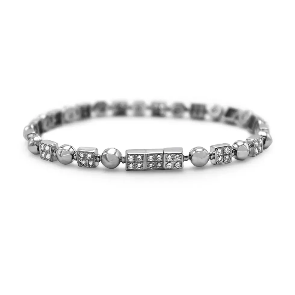 Bvlgari Lucea Diamond Bracelet - 18ct White Gold