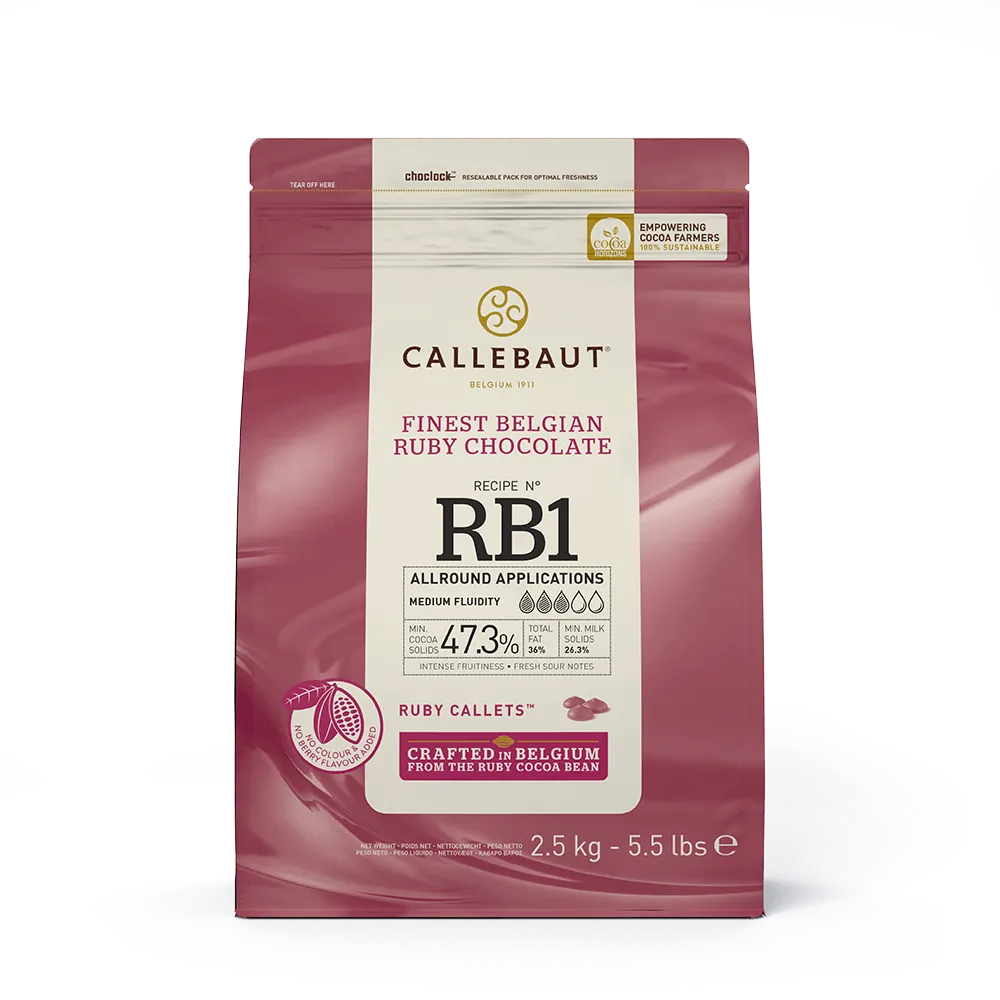 Callebaut Ruby Chocolate 2.5k