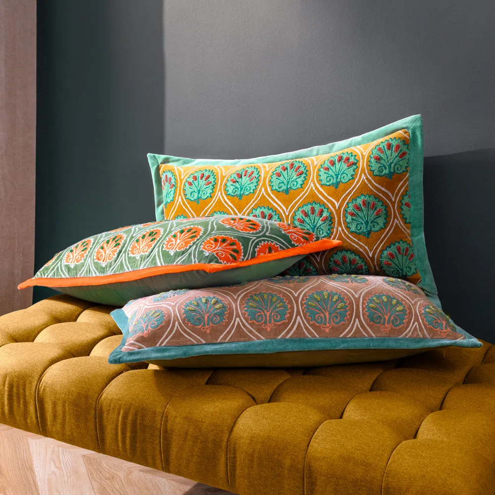 Casa Cushion Peridot/Orange