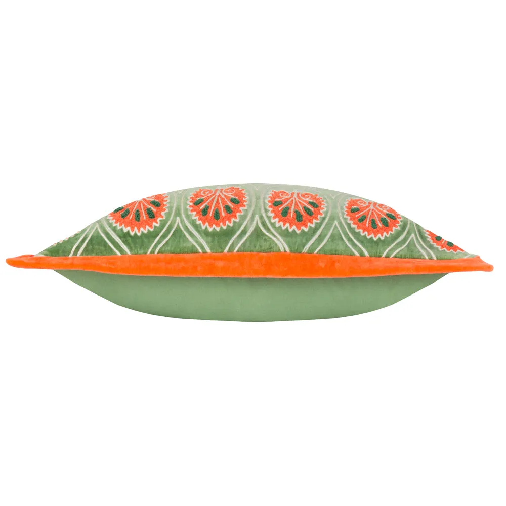 Casa Cushion Peridot/Orange