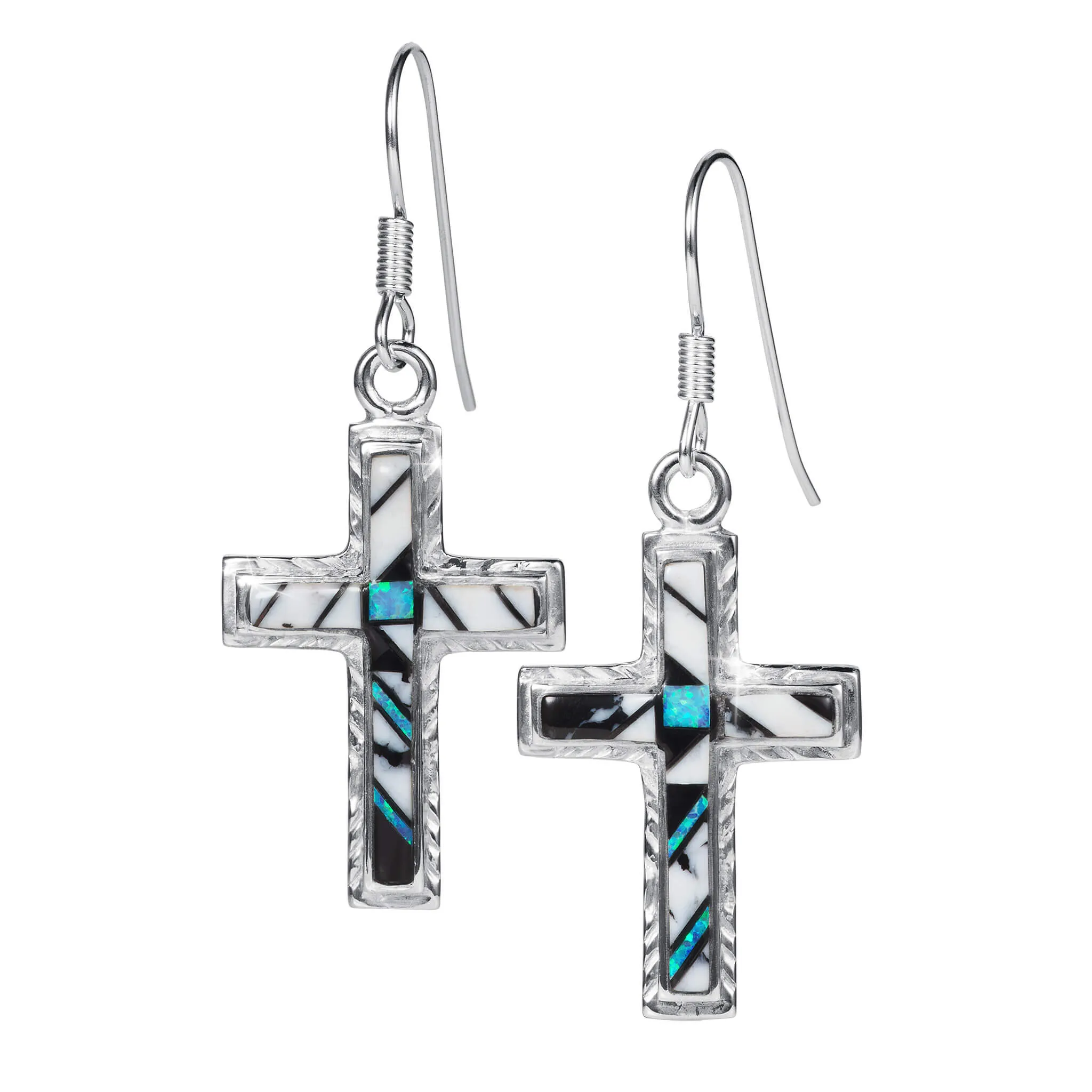 Celestial Cross Earrings