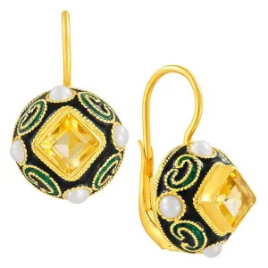 Columbus Citrine Earrings