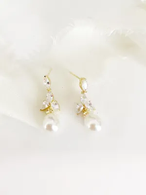 Diedra Pearl Drop Earrings