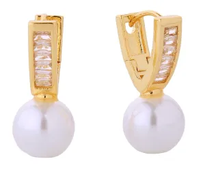 DJE310721 14K Pearl Drop Earrings