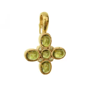 Elizabeth Locke Peridot “Clover” Pendant