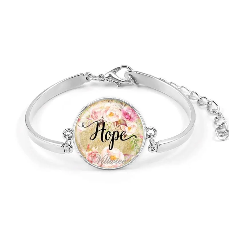 Faith, Hope, Love & Dream bracelets