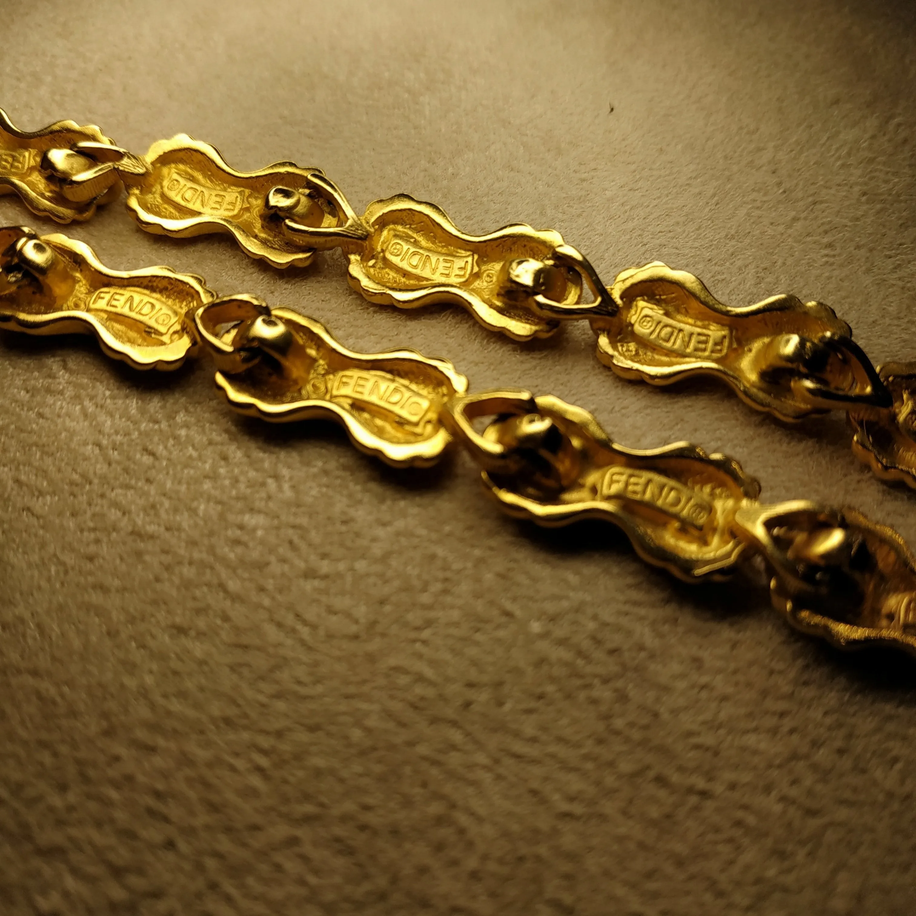 Fendi Vintage Gold Necklace