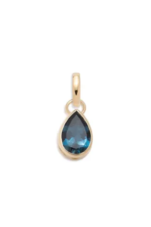 Forever And Always A Pair Topaz Pear Pendant - Love