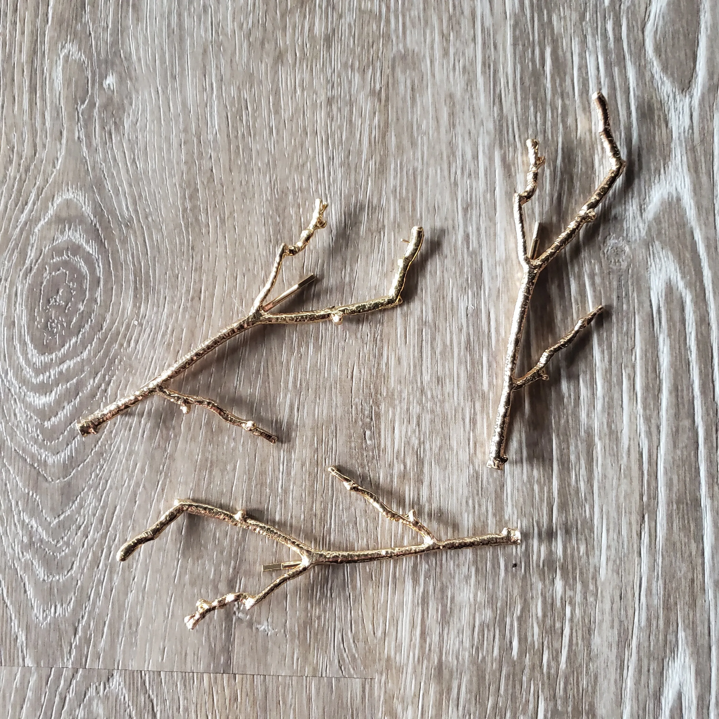 Gold Branch Hairclip