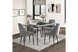 Grey Keene Dining Collection 5 Piece