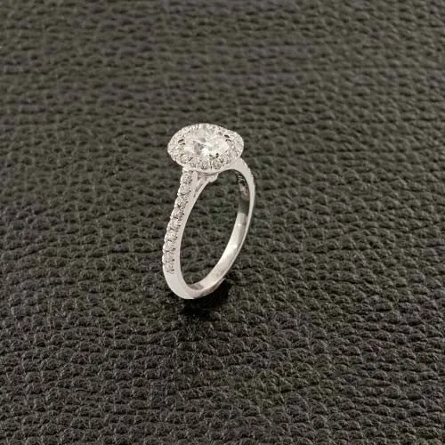 Halo Diamond Engagement Ring