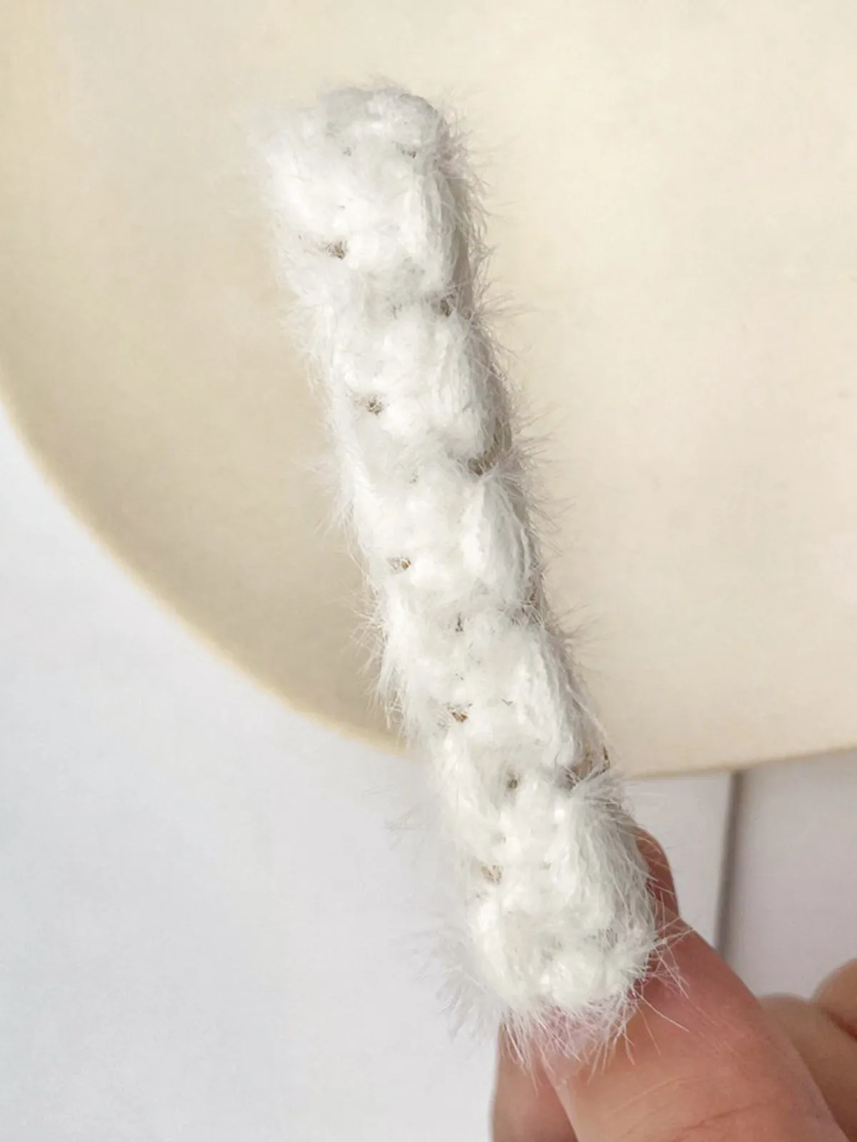 Hand-Knitted Wool Hair Clips