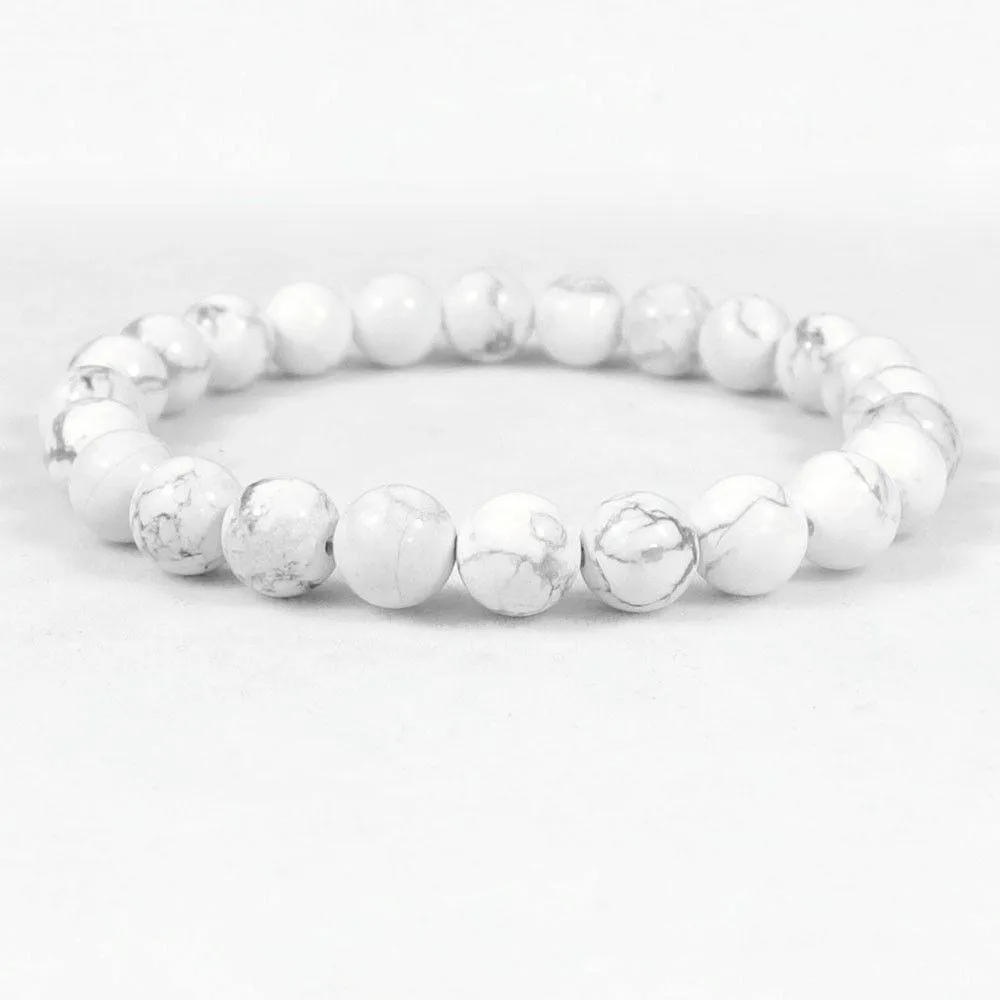 Howlite Crystal Bracelet