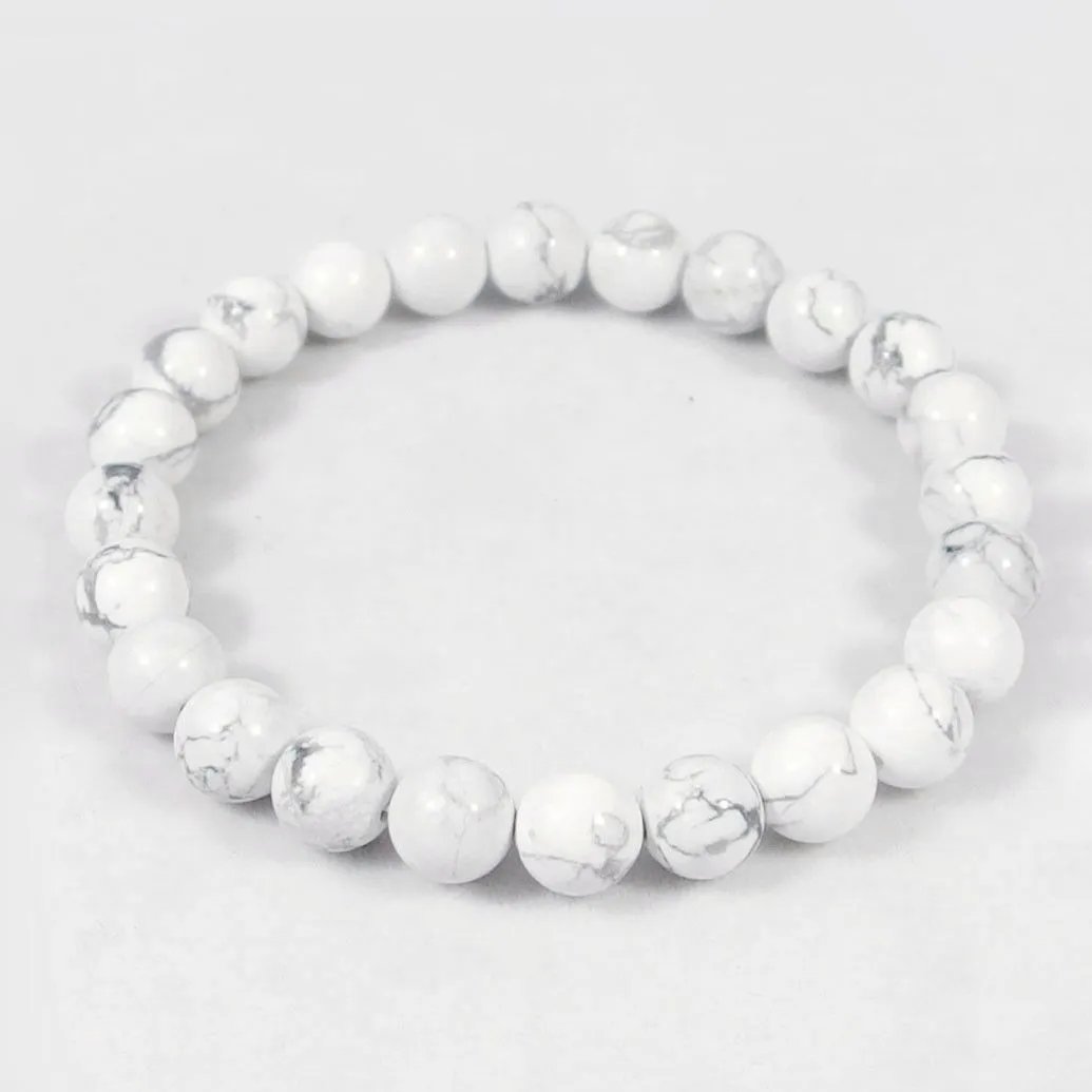 Howlite Crystal Bracelet