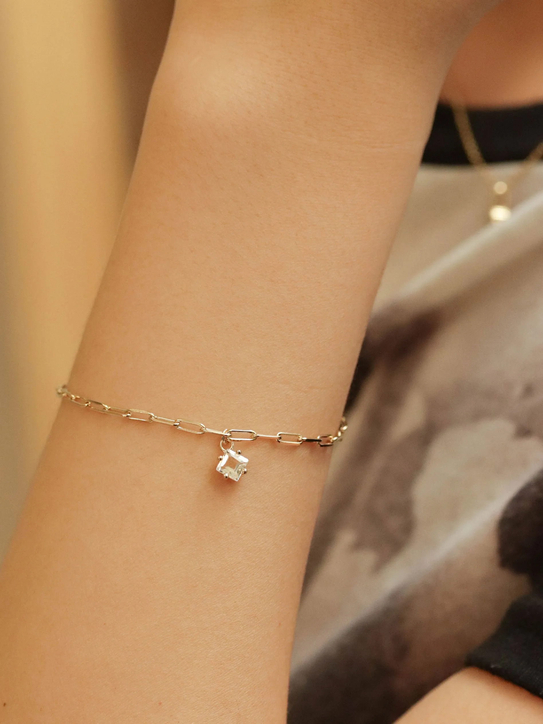 Kimberly Bracelet White Topaz