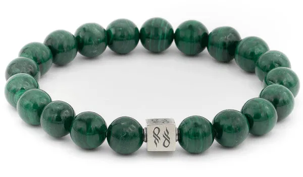 Malachite Natural Gemstone Centerpiece Bracelet