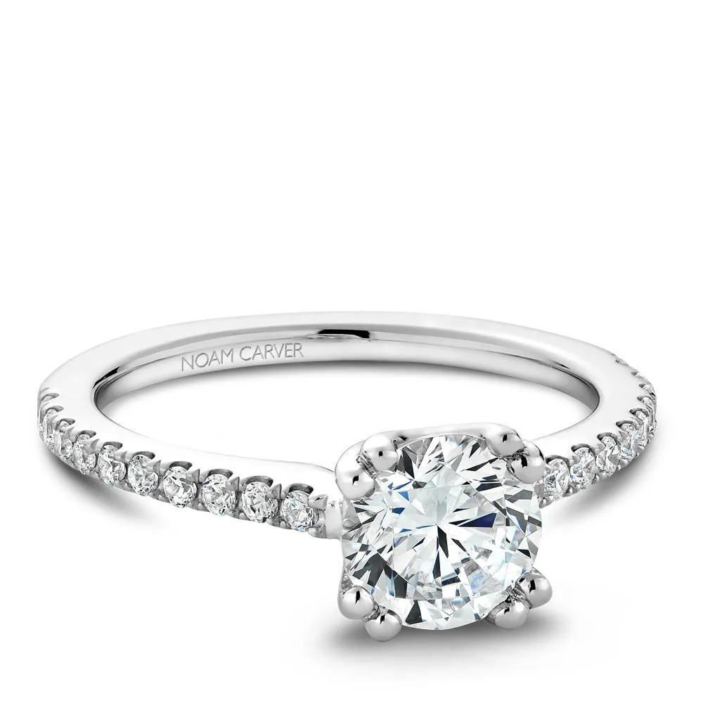 Noam Carver Engagement Ring - B001-01WZ-100A