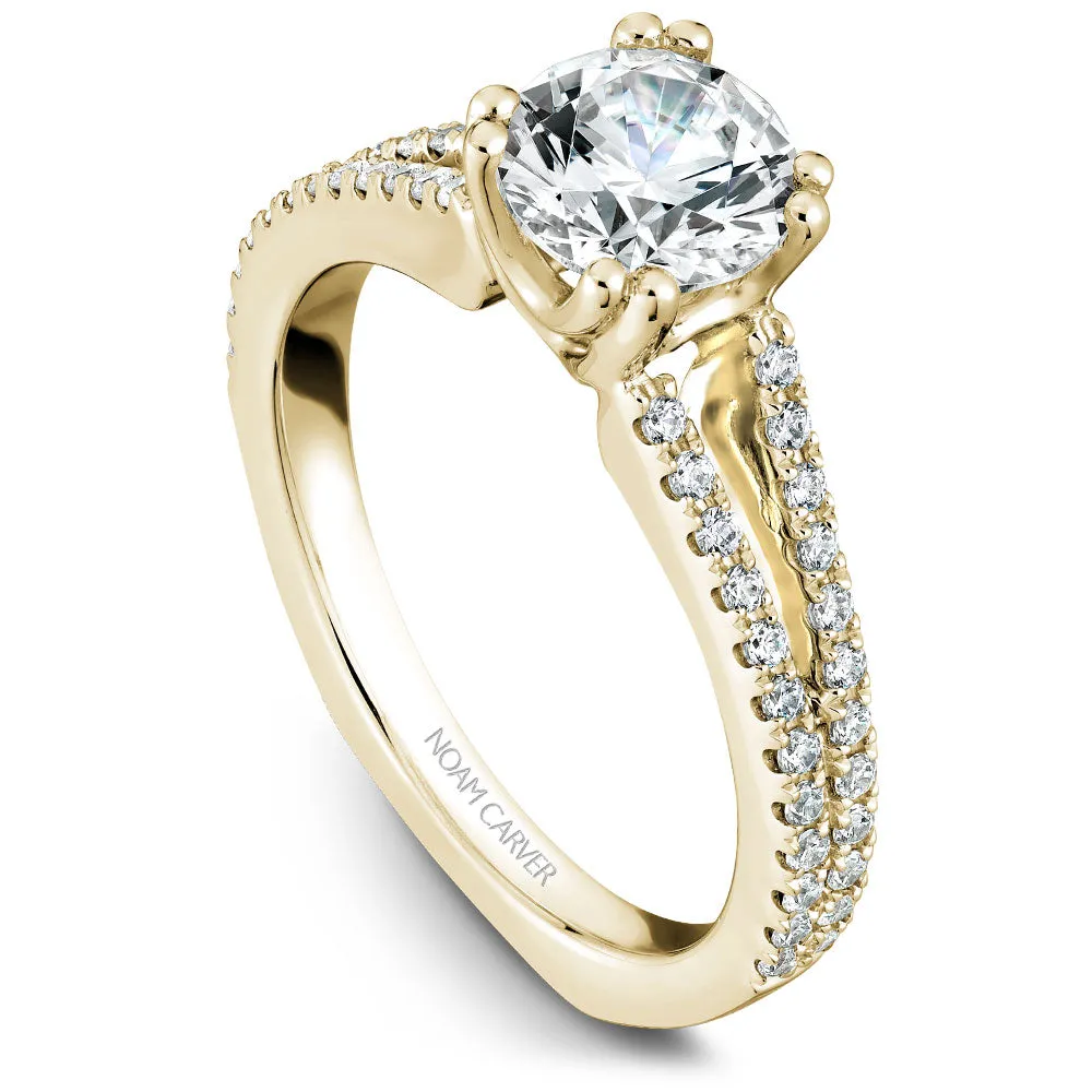 Noam Carver Engagement Ring - B001-03YM-100A