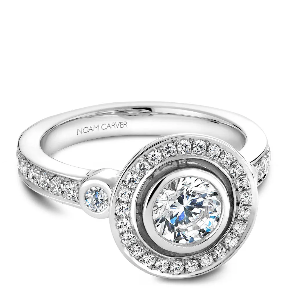 Noam Carver Engagement Ring - B010-01WM-100A