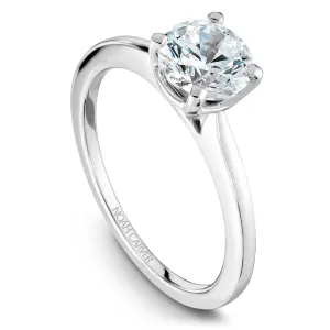 Noam Carver Solitaire Engagement Ring Setting in White Gold