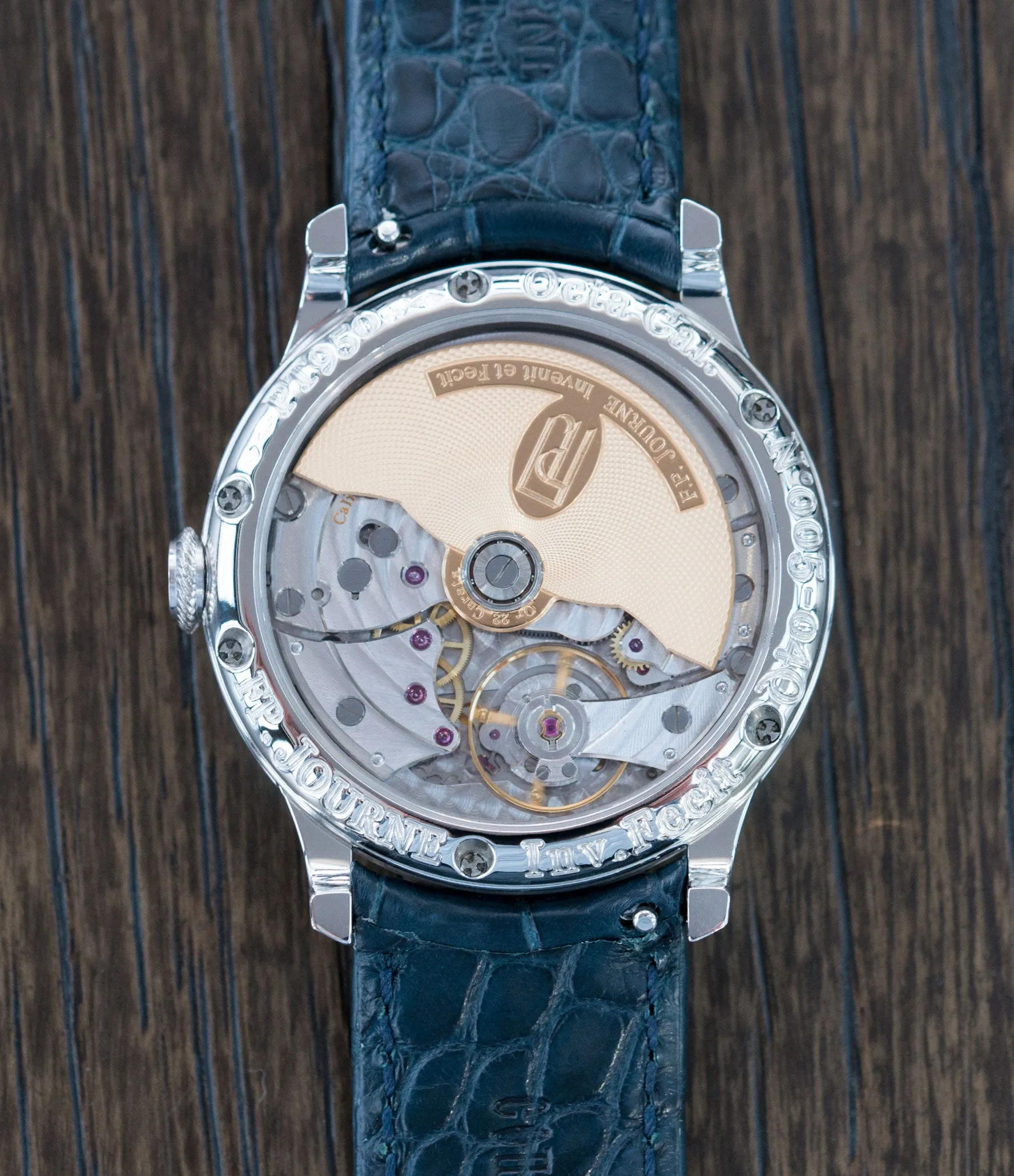 Octa Calendrier | Brass Movement | 38mm | Platinum