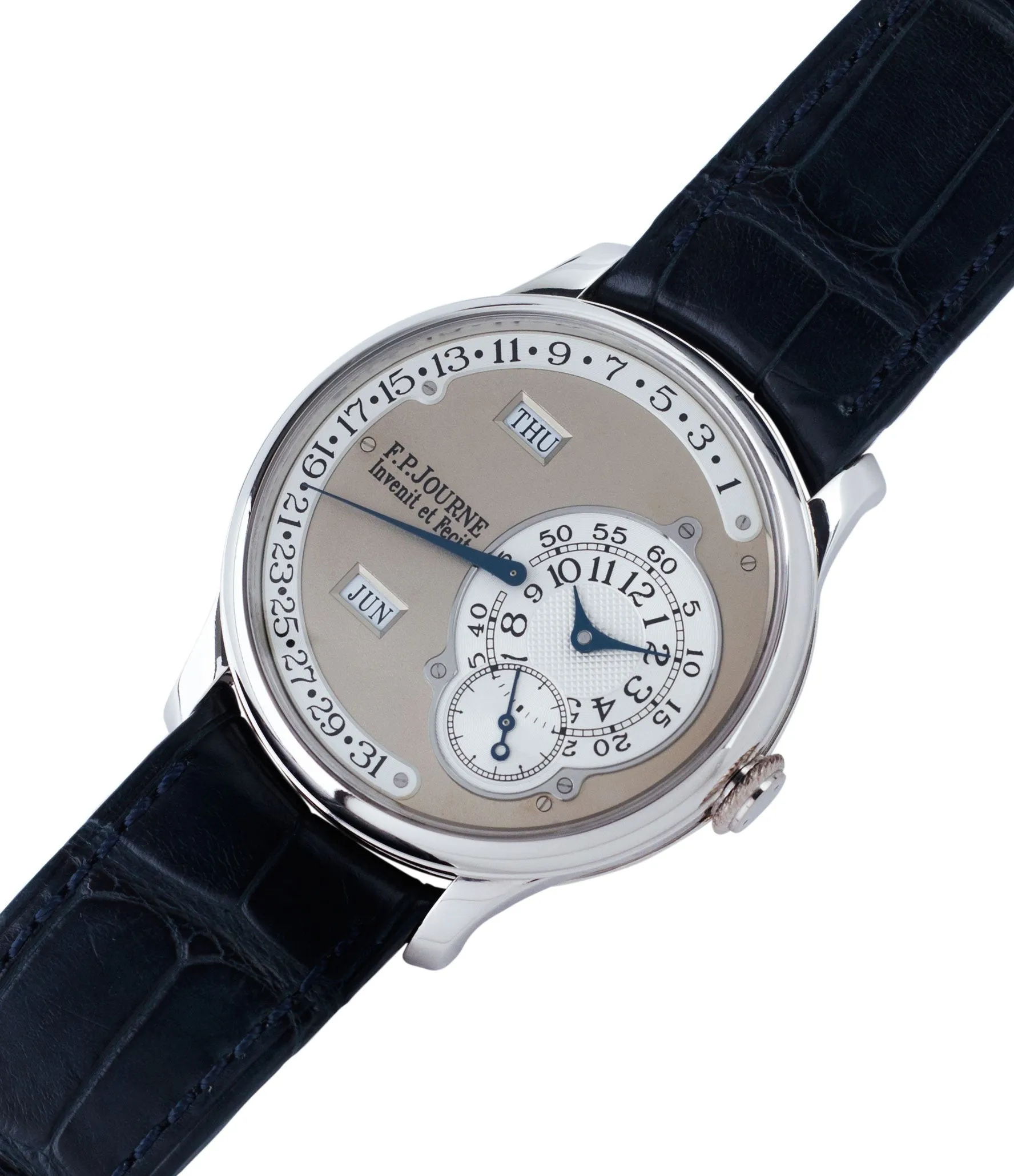 Octa Calendrier | Brass Movement | 38mm | Platinum