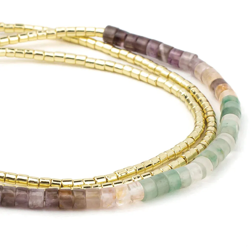 Ombre Stone Wrap | Twilight/Gold