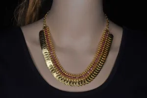 One Gram Gold Ruby Kasulaperu Haram By Asp Fashion Jewellery