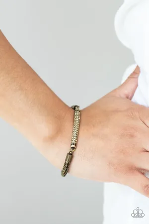 Paparazzi Bracelet ~ Fearlessly Unfiltered - Brass